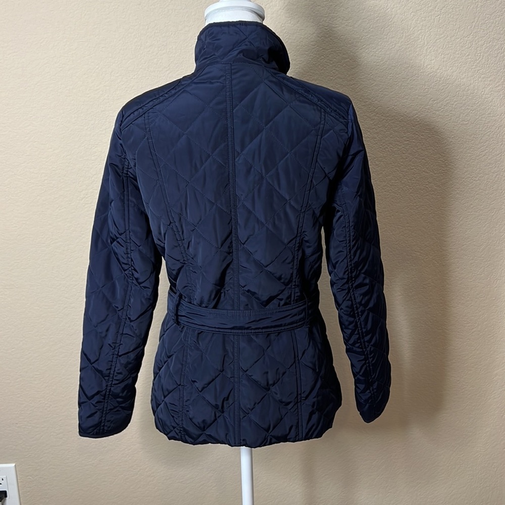 GAP Navy Quilted Coat - Picture 7 of 11